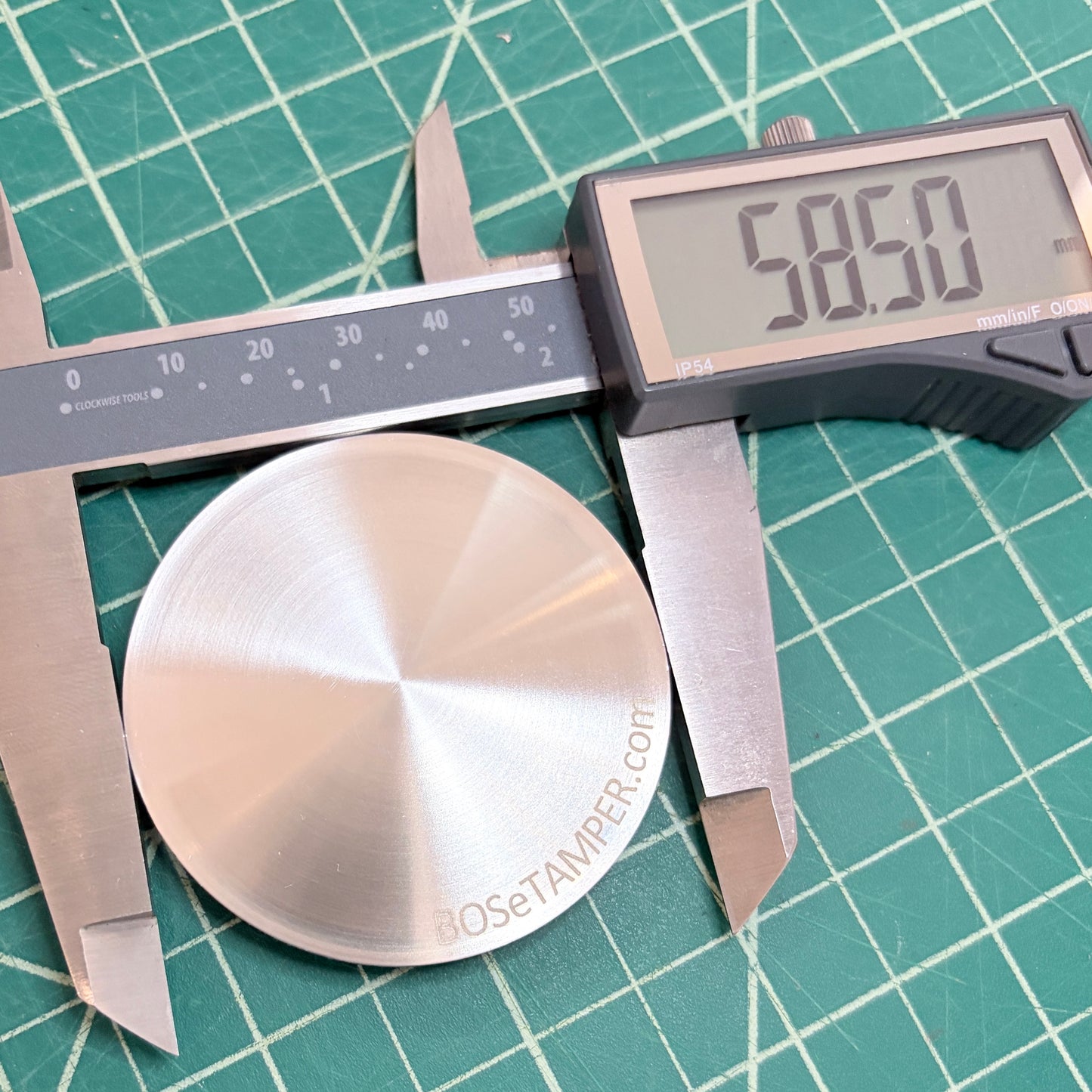 D-Shape, Flat, Convex, Ripple, Wavy Stainless Steel Tamper 58.5mm and 49mm Step-Down