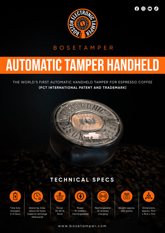 The Key, to Brewing the Best Espresso; How BOSeTAMPER Enhances Your Coffee Tamping