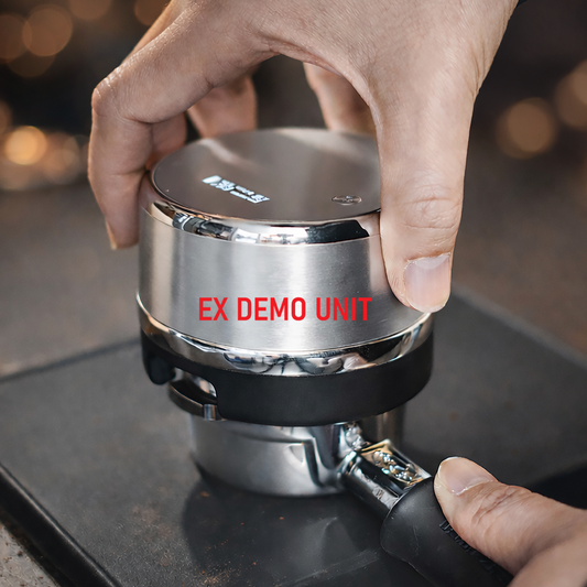 EX-DEMO WOC 2026 Metal Espresso Coffee Tamper BOSeTAMPER 58.5mm PRO (Free Promo Wireless Charger and Travel Case)