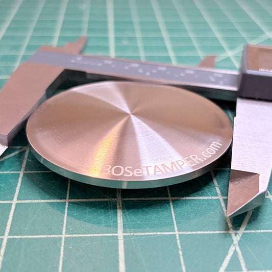 D-Shape, Flat, Convex, Ripple, Wavy Stainless Steel Tamper 58.5mm and 49mm Step-Down