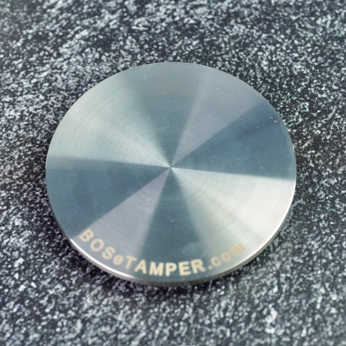 Flat, Convex, Ripple Stainless Steel Tamper 58.5mm (Spare part)