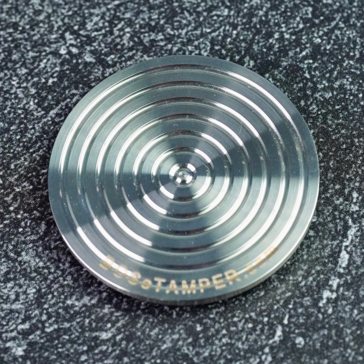 Flat, Convex, Ripple Stainless Steel Tamper 58.5mm (Spare part)